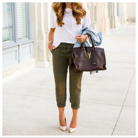 ✨LAST ONES✨COZY CHIC OLIVE SIDE POCKETS JOGGERS - Picture 3 of 6